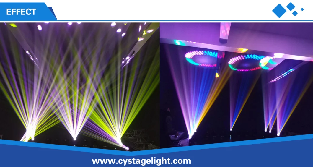 Super Bright Stage Lighting 380W Moving Head Beam with 5PCS Prism
