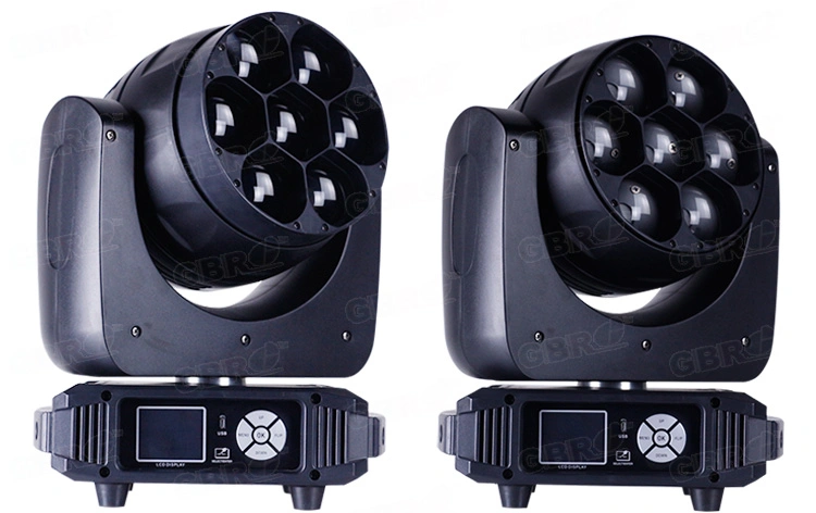 Gbr-Wl740 Stage Lighting 7X40W Zoom Wash Moving Head LED