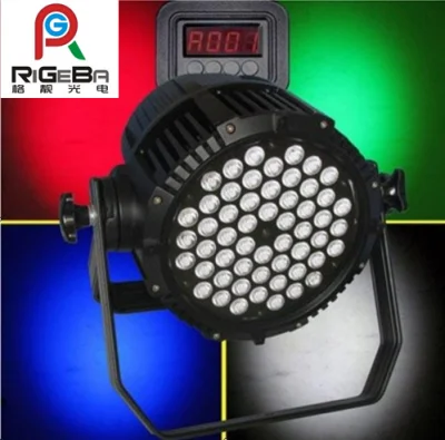 Светодиодный светильник PAR 54 x 1 Вт/3 Вт Светодиодный светильник PAR Can (RG-P54), RGBA, водонепроницаемый для наружного применения